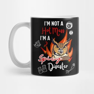 Great Horned Owl Hot Mess Mug